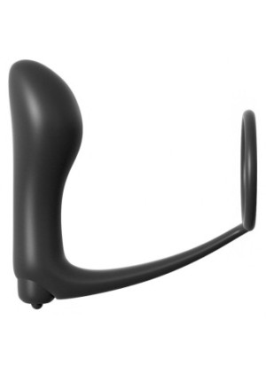 Ass-Gasm Cockring Vibrating Plug
